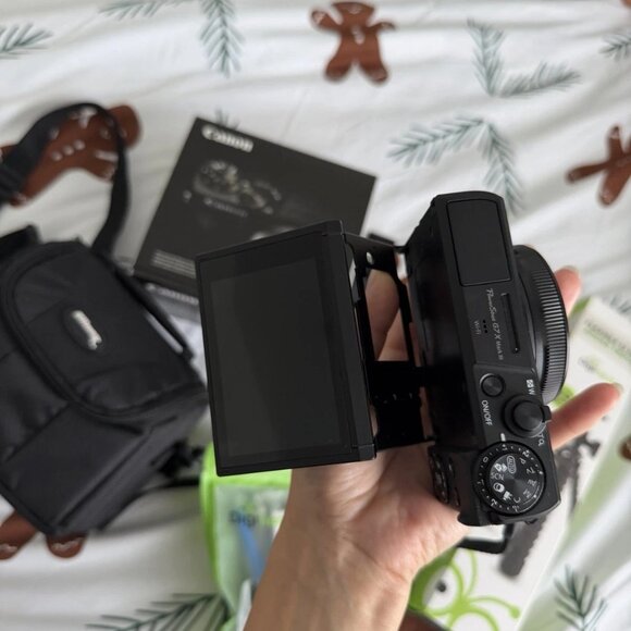 Canon PowerShot G7 x Mark III Black Camera US Model 3638C001 - Picture 3 of 7